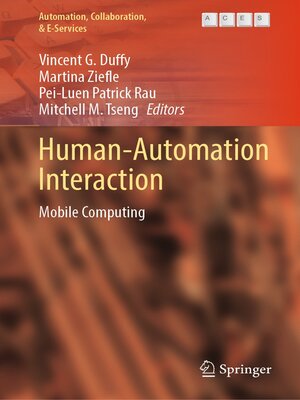 cover image of Human-Automation Interaction